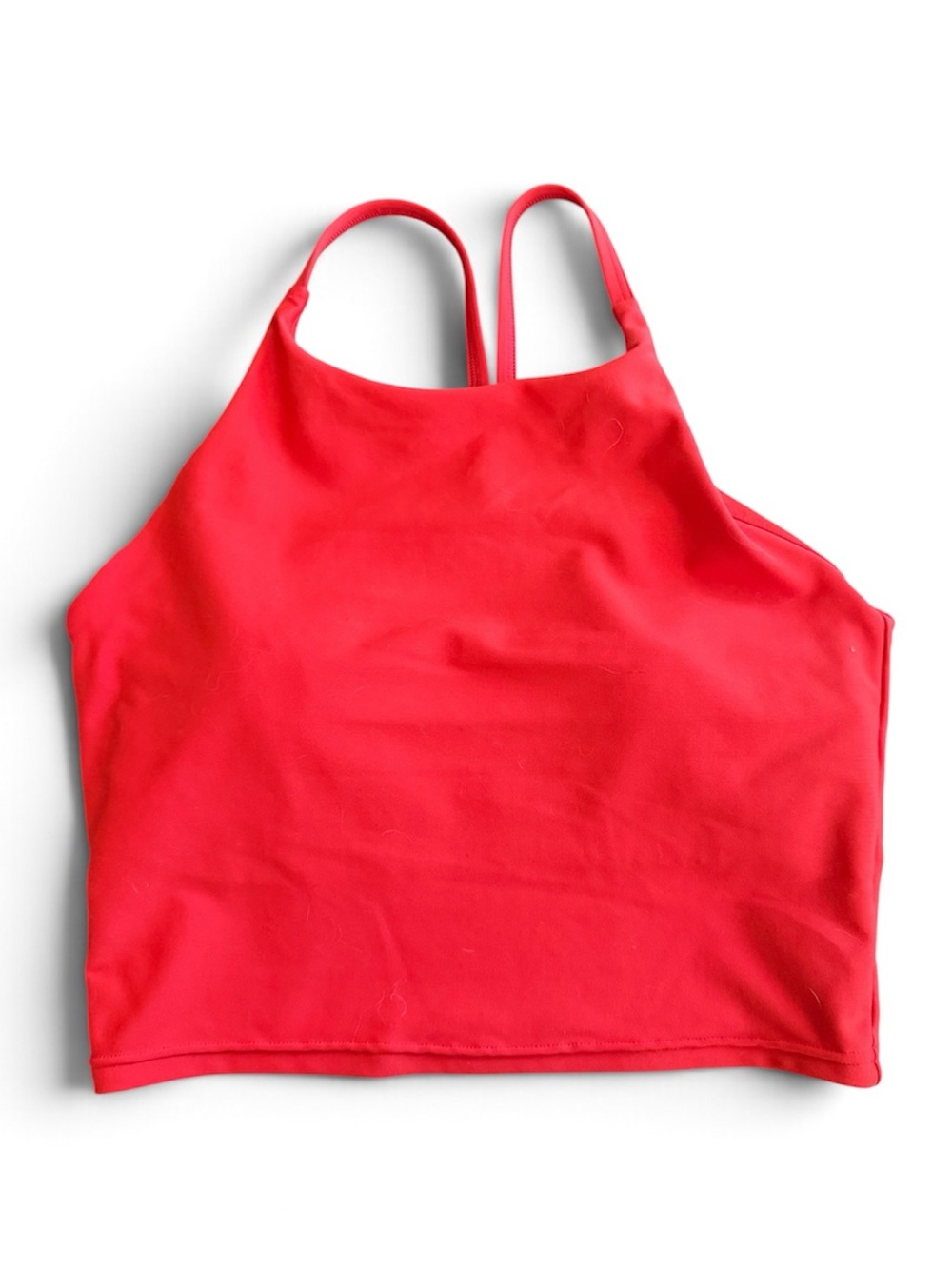 Old Navy Longline Sports Bra Tank Shelf Bra Mystic Red Medium